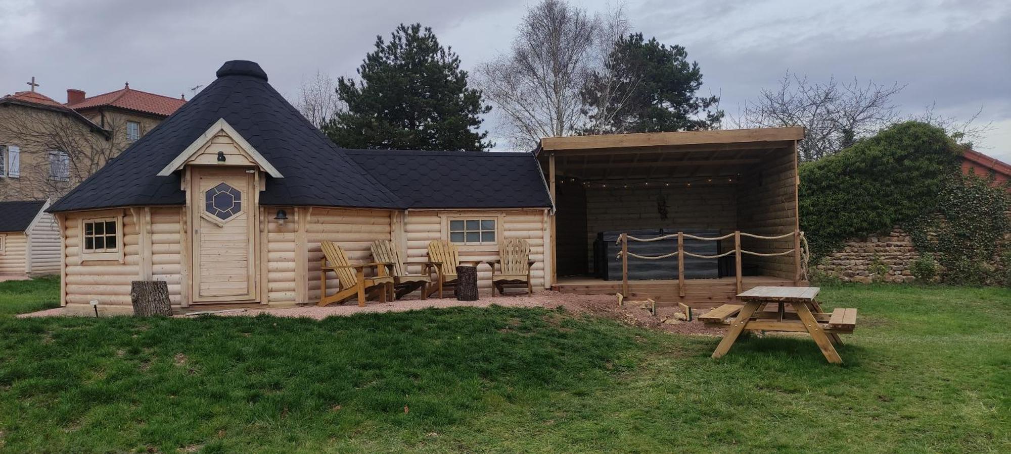 Les Cabanes Du Grand Nord Pradines  Exterior photo